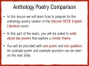 Edexcel Anthology Poetry - How to Answer the Conflict Question Teaching Resources (slide 3/35)